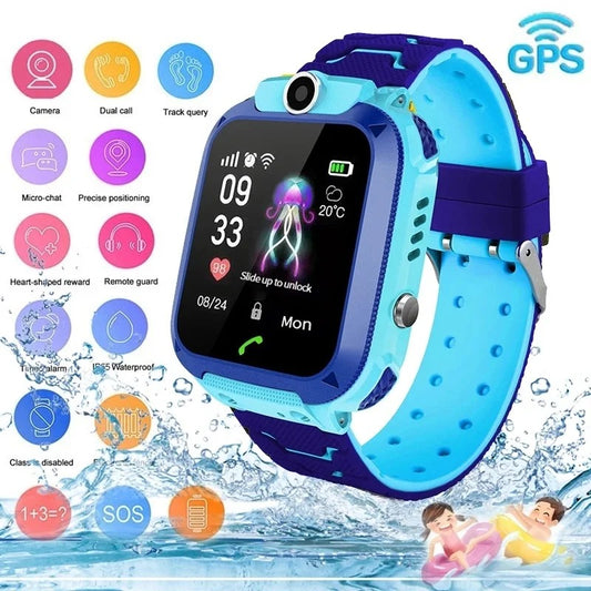 Q12 Kids Smart 4G Call Phone Watch Waterproof Mother Children GPS Monitor Boy Girls SOS Child Sports Digital Watches Tracker